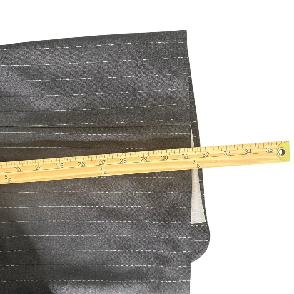 Vitale Barberis Canonico Mens Pinstriped Blazer Suit Jacket Size 50R‎ Super 110s